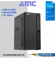 PC AMC INTEL CORE I5-13400, 2.5/4.6 GHZ, 16GB DDR5, 1TB M.2 SSD