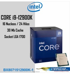 Procesador Intel Core i9-12900K 3.20 / 5.10GHz, 30MB Caché L3, LGA1700, 125W, 10 nm.