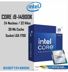 Procesador Intel Core i9-14900K 3.20/6.00GHz, 36 MB Intel Smart Caché, LGA1700, 125W/253W