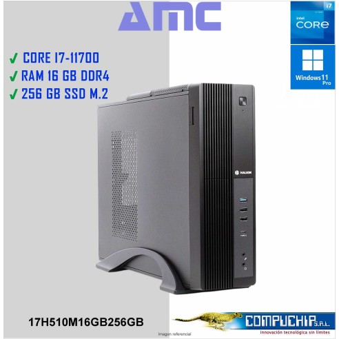 PC INTEL CORE I7-11700, 2.50GHZ /4.90 GHZ, 16GB DDR4, 256GB M.2 SSD.