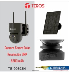 CÁMARA SMART SOLAR TEROS, RESOLUCIÓN 3MP,WIFI