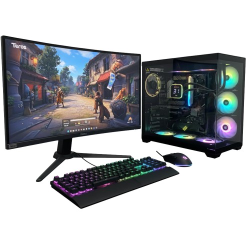 PC AMC INTEL CORE i5-13400 2.50/4.60GHz, 16GB DDR5, 1TB M.2 SSD, RTX 3050 6G, Monitor 27"
