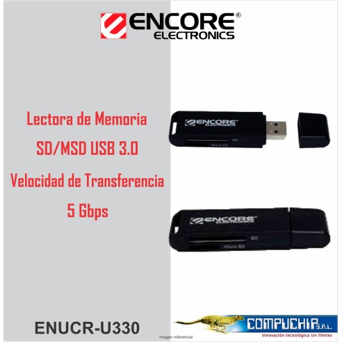 Lector MICRO SD/SD Encore U330, USB 3.0