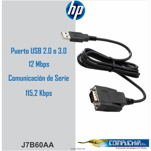Adaptador HP USB a puerto Serial
