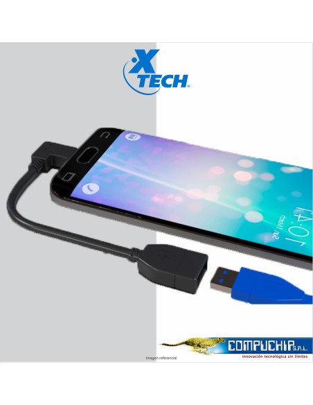 Cable Micro-USB Macho A USB Hembra A, XTC-360.