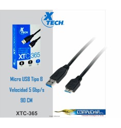 Cable USB 3.0 macho A a micro-USB macho B XTC-365.