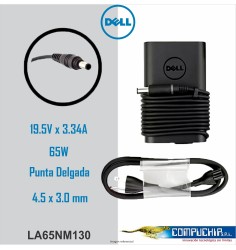 Cargador Dell Punta Delgada 19.5v 3.34a 4.5x3.0mm 65w