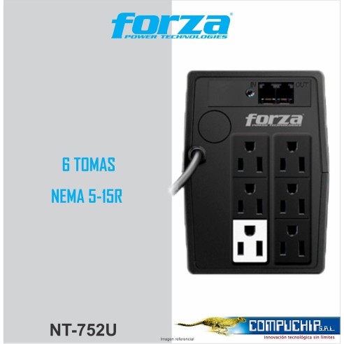 UPS FORZA NT-752U 750VA/375W.