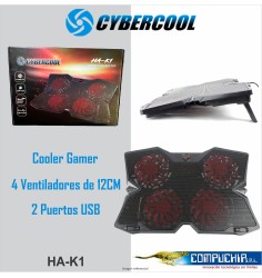 COOLER GAMER PARA LAPTOP CYBERCOOL HA-K1