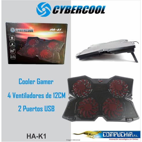 COOLER GAMER PARA LAPTOP CYBERCOOL HA-K1