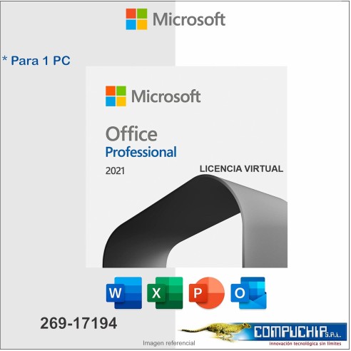 Licenciamiento Virtual (ESD) Microsoft Office Pro 2021 WIN ALL LNG PK.