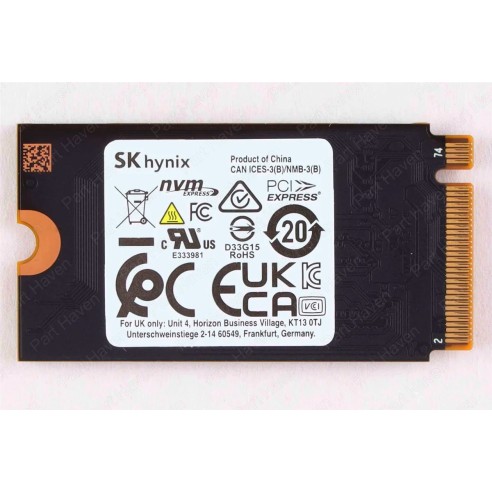 SSD Hynix 512GB M.2 2242 1.654 in NVMe PCIe Gen 4 x4 TLC