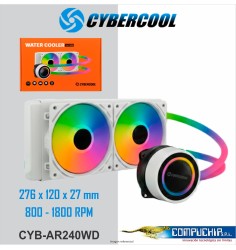 Sistema de Enfriamiento Liquido Cybercoool 240 - CYB-AR240WD