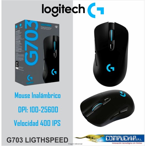 MOUSE LOGITECH G703 LIGTHSPEED WIRELESS BLACK