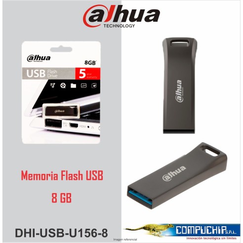 MEMORIA USB 8GB U156 2.0 DAHUA (DHI-USB-U156-20-8G)