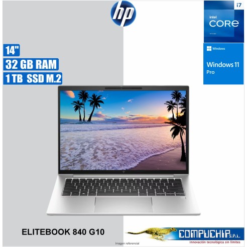 Notebook HP EliteBook 840 G10, 14” WUXGA UWVA, Core i7-1355U 1.70 / 5.0GHz, 32GB DDR5-5200