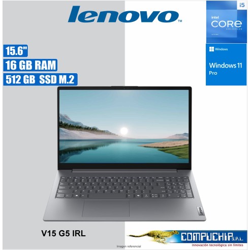 Notebook Lenovo V15 G5 IRL, 15.6" FHD TN, Core i5-13420H 2.1/4.6GHz, 16GB DDR5-5200MHz
