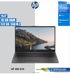 Notebook HP 250 G10, 15.6" LCD LED HD SVA, Core i5-1334U 1.30 / 4.60GHz, 16GB DDR4-3200MHz