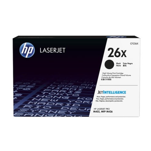TONER HP CF226X (26X)  M402 NEGRO 9.0K PAG