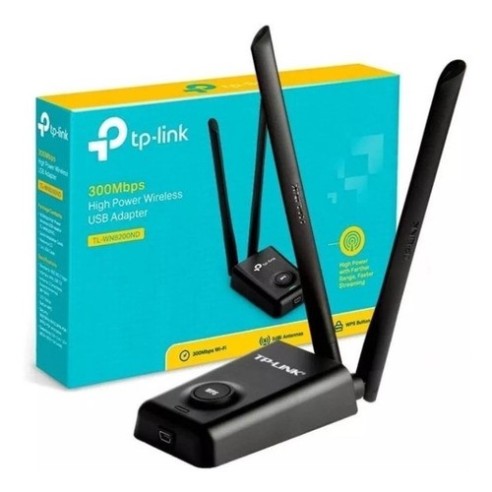 Adaptador USB Wireless TP-LINK TL-WN8200ND, 2.4GHZ, 802.11N, 5DBI, 300MBPS.