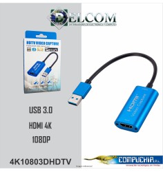 CAPTURADORA DE VIDEO HD USB 3.0 A HDMI