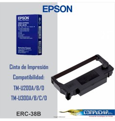 CINTA DE IMPRESIÓN PARA TM-U220A,EPSON RIBBON CARTRIDGE, COLOR NEGRO - PRESENTACIÓN EN CAJA.