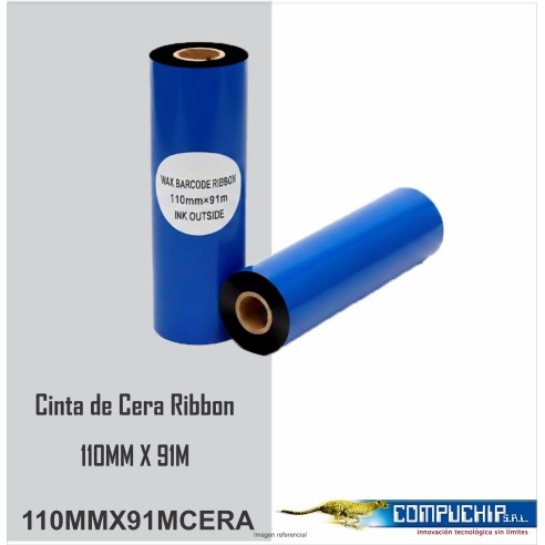 CINTA DE CERA 110MM X 91MTS