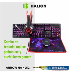 COMBO GAMER 4 EN 1 HALION ARROW HA-405C