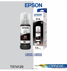 BOTELLA DE TINTA EPSON T574120 NEGRO, 70ML.