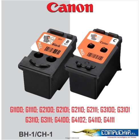 KIT CABEZAL CANON, NEGRO BH-1+COLOR CH-1