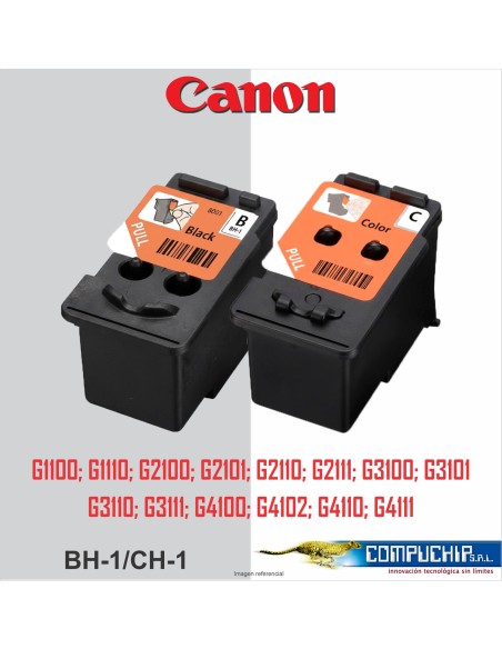 KIT CABEZAL CANON, NEGRO BH-1+COLOR CH-1