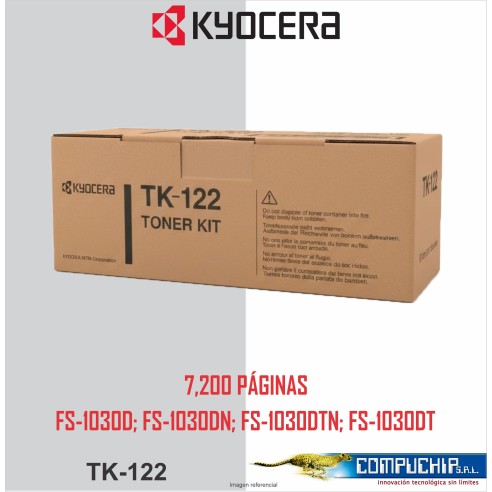 TONER KYOCERA TK-122 COLOR NEGRO