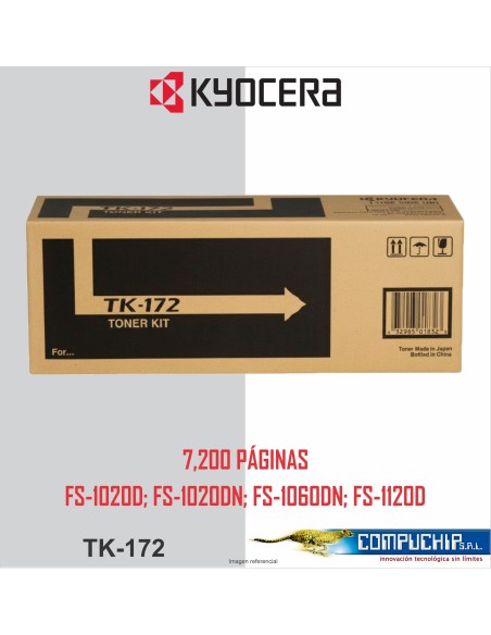 TONER KYOCERA TK-172 COLOR NEGRO