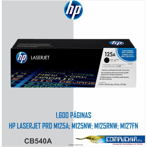 TONER HP CB541A (125A) BLACK