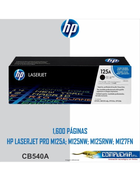 TONER HP CB541A (125A) BLACK