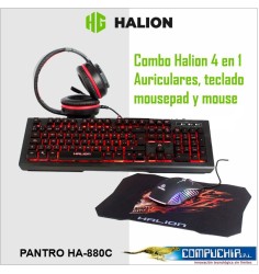 COMBO GAMER 4 EN 1 HALION PANTRO HA-880C
