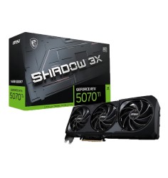 TARJETA DE VIDEO MSI GEFORCE RTX 5070 TI SHADOW 3X OC 16GB 3X