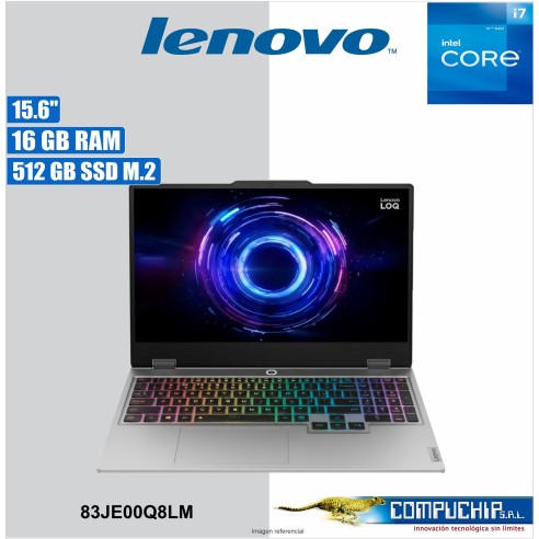 Notebook Gaming Lenovo LOQ 15IRX10, 15.6" FHD IPS, Core i7-13700HX 2.1 / 5.0GHz, 16GB DDR5