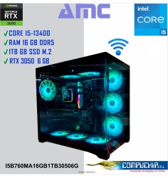 PC INTEL CORE i5-13400 2.5/4.6 GHz, 16GB DDR5, 1TB M.2 SSD, RTX 3050 6G.