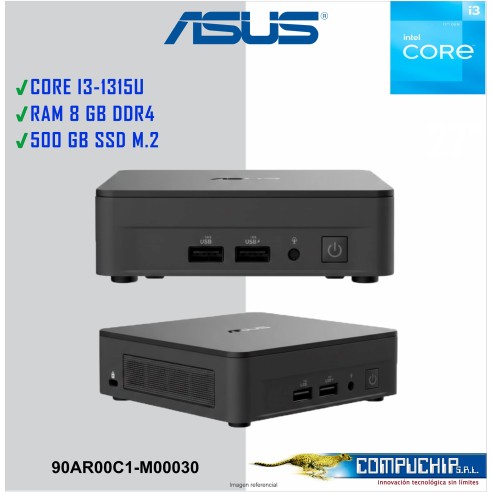 Pc Mini Asus Nuc CORE i3-1315U 3.30 GHZ DR4, 500GB M.2 SSD