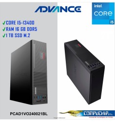 Computadora Advance Vission VO2470, Intel Core i5-13400 2.5GHz, 16GB DDR5, 1TB SSD M.2 NMVe