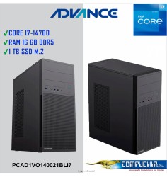 Computadora Advance Vission VO1470, Intel Core i7-14700 2.1GHz, 16GB DDR5, 1TB SSD M.2 NMVe