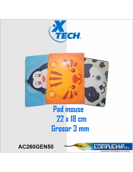Mouse Pad con Diseño Xtech AC260GEN50