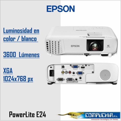 PROYECTOR EPSON PowerLite E24 3600L XGA