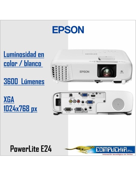 PROYECTOR EPSON PowerLite E24 3600L XGA
