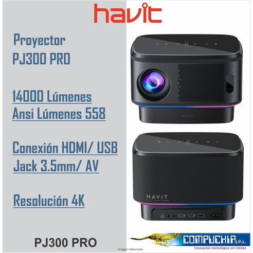 PROYECTOR PORTÁTIL HAVIT PJ300 PRO SMART