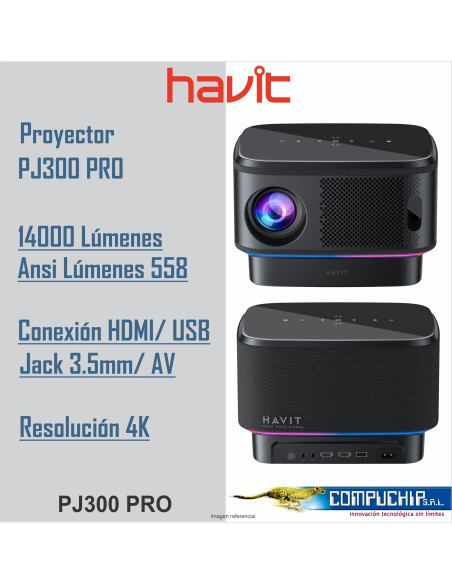 PROYECTOR PORTÁTIL HAVIT PJ300 PRO SMART