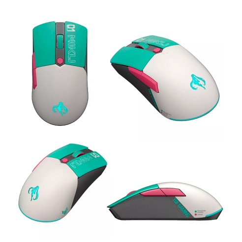Mouse Asus Tuf Gaming Mini Wireless Hatsune Miku Edition, Inalámbrico USB, Óptico