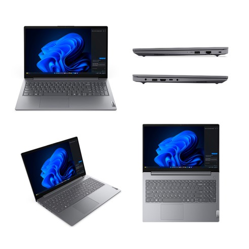 Notebook Lenovo V15 G5 IRL, 15.6" FHD TN, Core i3-1315U de hasta 4.5GHz, 8GB DDR5-3200MHz