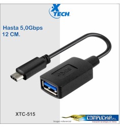 Adaptador con conector Tipo-C macho a USB 3.0 A hembra XTC-515.
